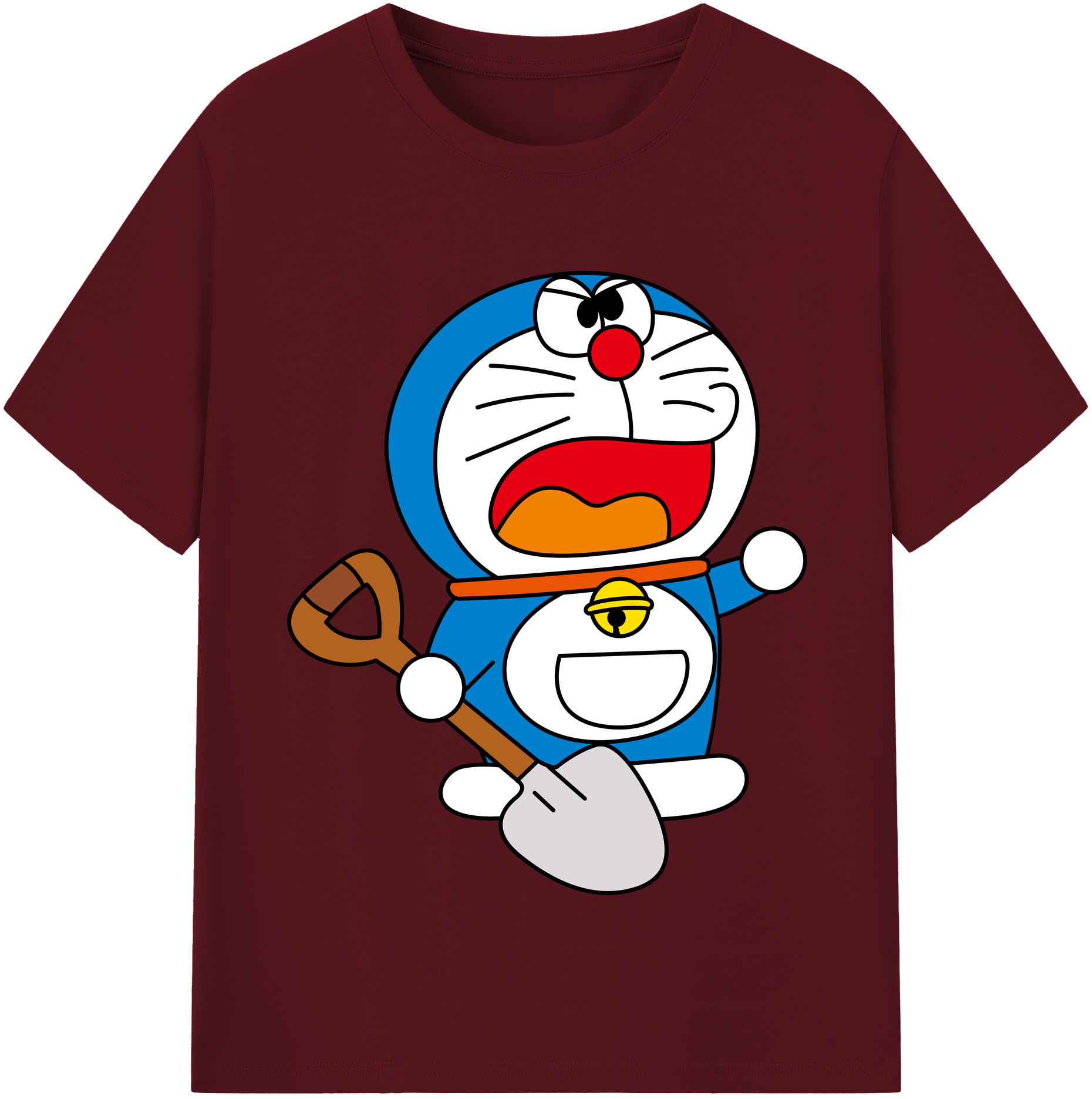（画像用） ドラえもん Doraemon 綿100％半袖Tシャツ（フロントプリント）